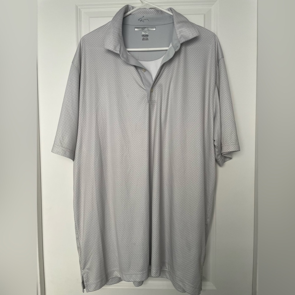 Grey Grey Norman Play Dry ML75 Golf Polo